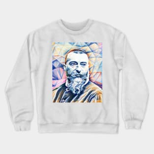 Jean-Baptiste Alphonse Karr Portrait | Jean-Baptiste Alphonse Karr Artwork 12 Crewneck Sweatshirt